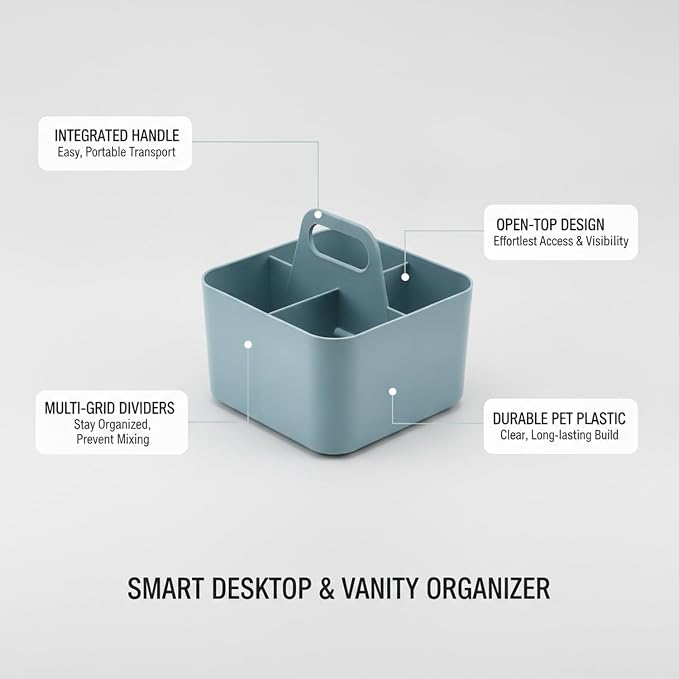 PET Storage Bin, 1 Pack