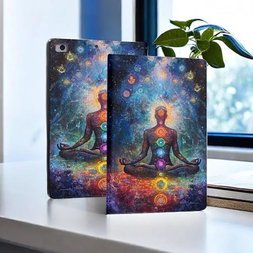for Microsoft Surface Pro 11/10/9-13" 2024/2022 Tablet Case,Auto Wake/Sleep,Adjustable Stand Protective Cover - Chakra Meditation