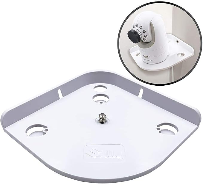 Baby Monitor Shelf Mount for Hello Baby Corner Camera Shelf Compatible with Infant Optics DXR-8 DXR-5 Arlo Baby Babysense 7 Motorola - Universal Wall Mounts Crib Cam Holder for Infants Video