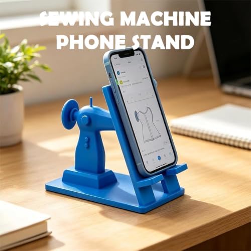 Sewing Machine Phone Stand, Hands-Free Desk Accessory (Set-9)