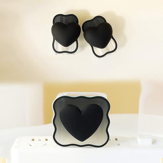 ZOSTLAND 5 in 1 DIY 18W 20W Heart Shape Protector Data Cable USB Charger Line Earphone Wire Saver Organizer Compatible with iPhone 11 12 13 14 15 Pro Max