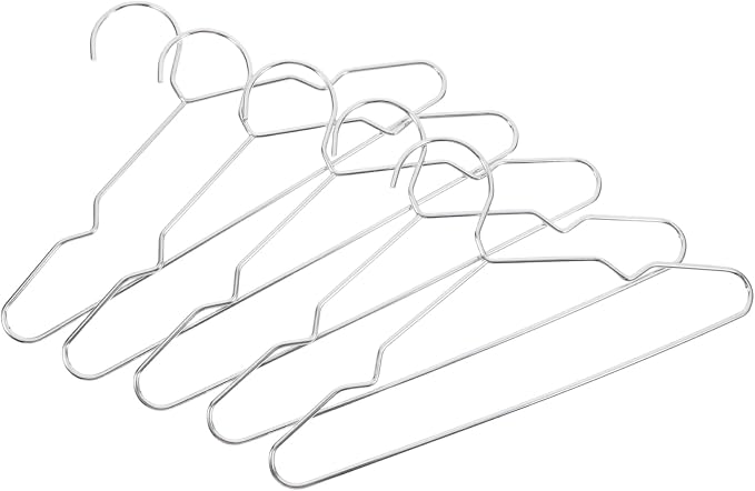 MAGICLULU 10pcs Steel Pet Hangers for Dogs and Cats Clothing Organizer Sophisticated Finish for Home and Pet Shops Versatile Storage for Apparel