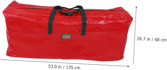 VICASKY Christmas Tree Storage Bag with Zipper and Carry Handles Large Non-woven and Pet Material Dust-resistant Holiday Tree Organizer for Decorations