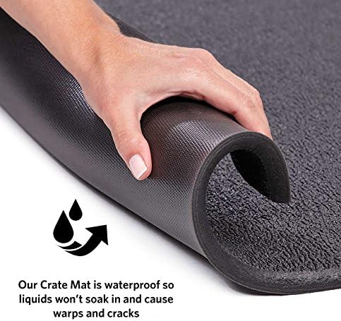 MidWest Homes for Pets Cushioned Dog Crate Mate, 30 inch Black