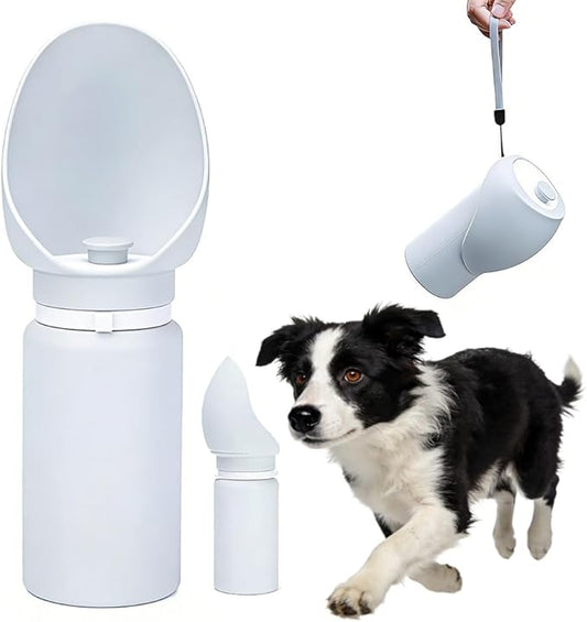 Portable Foldable Pet Dog Water Bottle - Essential for Outdoor Adventures and Daily Walks, One-Click Water Feeding, Ultra-Convenient Space-Saver