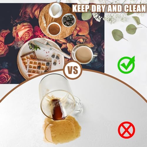 Vintage Rose Flower Coffee Mat Absorbent Dish Drying Mat for Kitchen Counter Hide Stain Rubber Backed Coffee Bar Accessories Fit Under Espresso Machine, 11.8 x 19.7 Inch