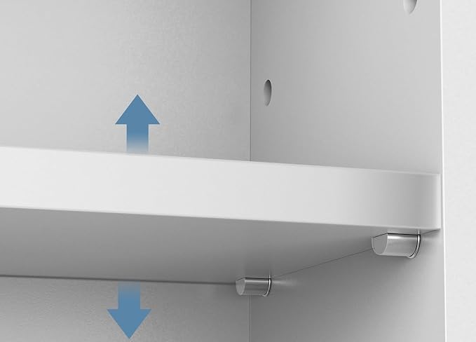 medicine cabinet replacement shelves (13.75 inch - pack 2), White