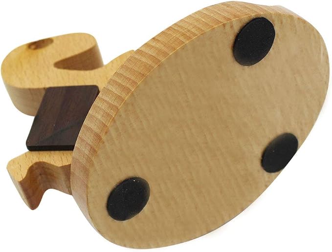 Cute Horse Cellphone Holder Stand Wooden Smartphone Desk Holder for All Mobile Phones Animal Phone Stand Desk Ornament