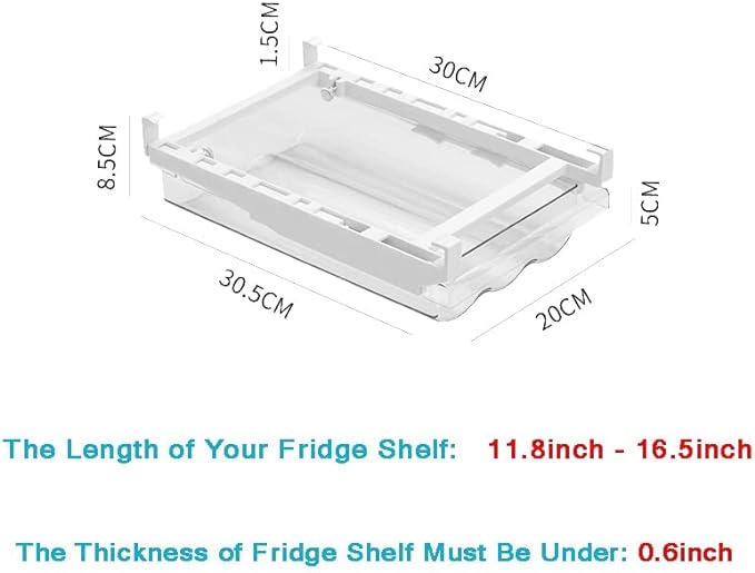 Egg Holder for Refrigerator Egg Container for Refrigerator Organizer 1Pack | Fridge Egg Drawer Fridge Egg Organizer for Refrigerator Holder Refrigerator Drawer Organizer 1Pack