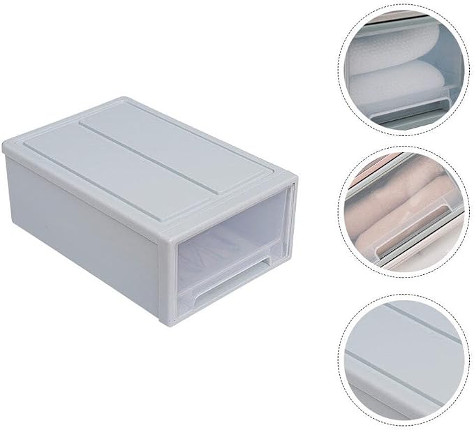Zerodeko 1pc Thicken Storage Organizer for Home Drawer Container for Clothing and Shoes Compact Design for Bedroom Living Room