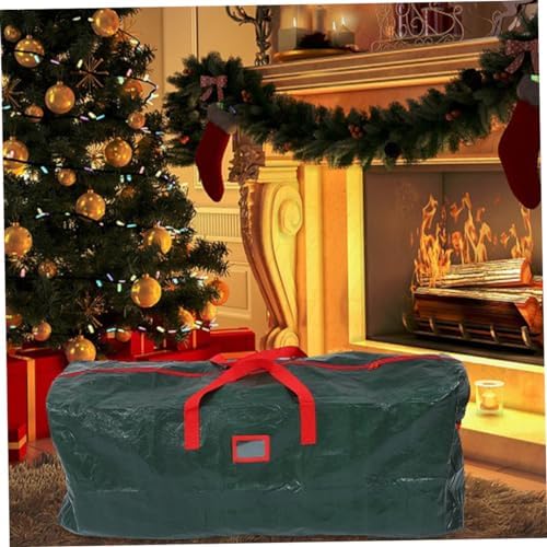 Christmas Tree Storage Bag Large Capacity Holiday Decoration Organizer and Water-resistant Xmas Tree Storage Pouch for Easy Moving