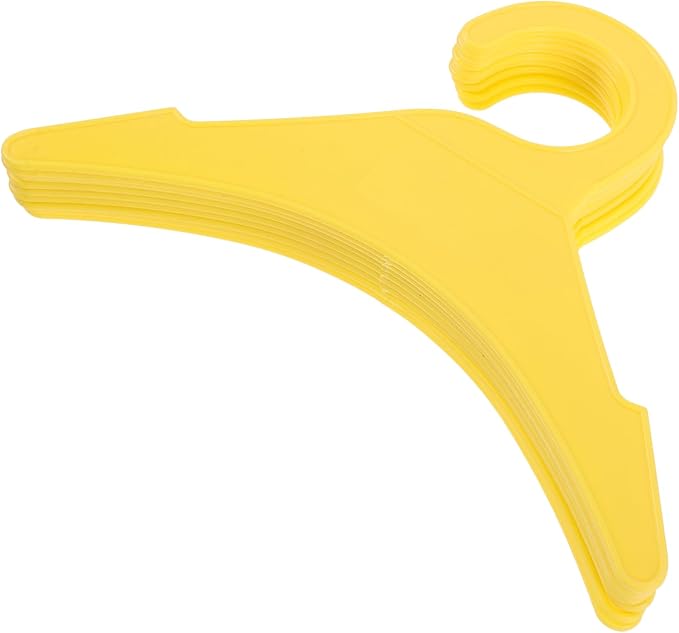 VICASKY 10pcs Pet Clothes Hangers Durable Dog and Cat Garment Hangers for Organizing Puppy Apparel Non Skid Design for Neat Clothing Storage