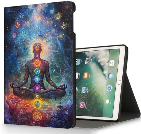 for Microsoft Surface Pro 11/10/9-13" 2024/2022 Tablet Case,Auto Wake/Sleep,Adjustable Stand Protective Cover - Chakra Meditation