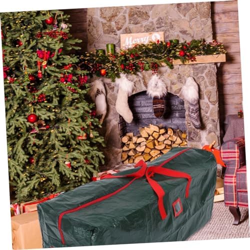 Luxshiny Large Capacity Christmas Tree Storage Bag Non Woven with Handles for Organizing Holiday Decorations and Protecting Against Dust and