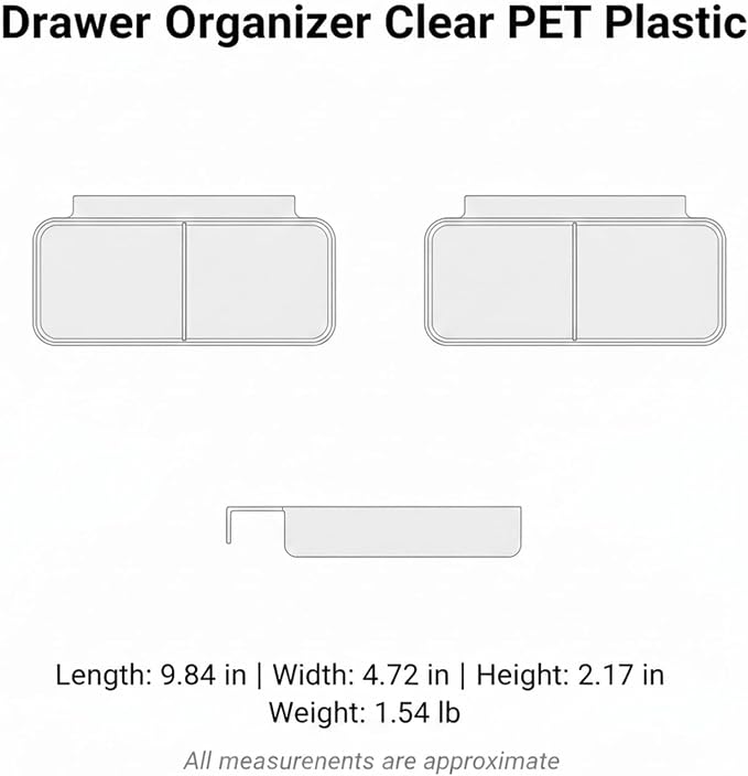 Drawer Divider Tray