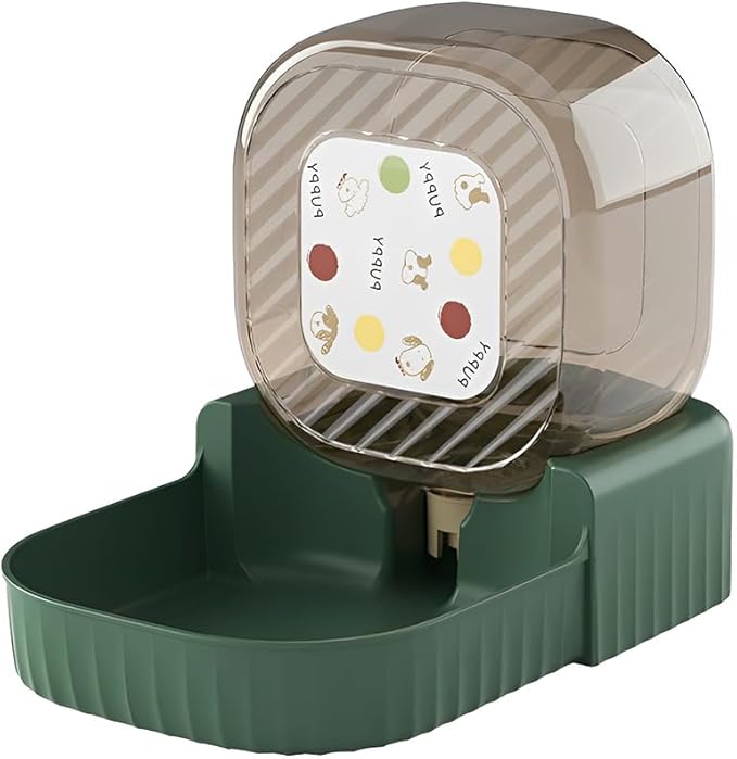 Automatic 3L Pet Waterer, Gravity Pet Water Dispenser, Safe and Large Capacity, Collapsible Feeder Waterer Drinking Bowl for Animals Cats and Dogs