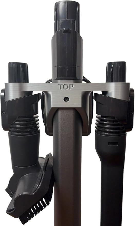 Vacuum Attachment & Charger Organizer for Shark IX141 Pet Cordless Stick Vacuum – On-Vac Storage Mount for Charger Plug/Cord + Crevice Tool & Pet Multi-Tool – Durable Plastic, Easy Install