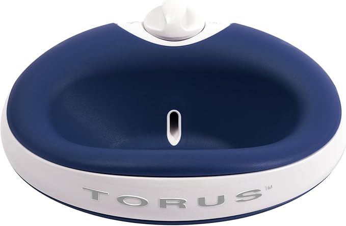 Mini Filtered Water Bowl for Cats & Small Dogs, 1L/34oz - No Power Needed, Auto-Refill, No Spill, Portable Travel Lock, Carbon Filter, BPA-Free, Puppies & Kittens