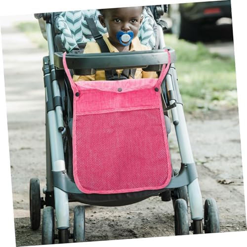 Pet Stroller Accessories Stroller Caddy Bag Mesh Storage Ideal for Supplies Snacks