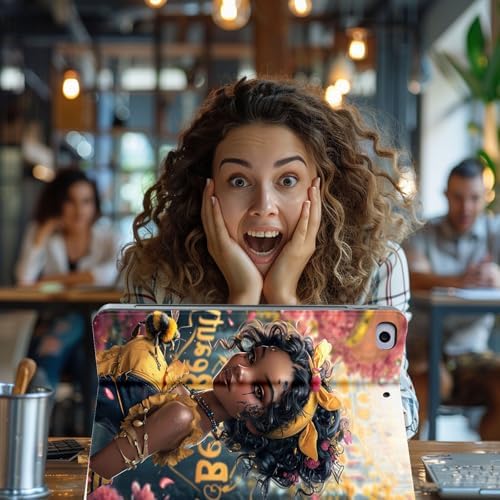 for Microsoft Surface Pro 7 Plus,Surface Pro 7/6/5/4 12.3" Tablet Case,Auto Wake/Sleep,Adjustable Stand Protective Cover - Girl Bee