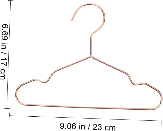 Abaodam 3Pcs Dog Clothes Hangers Sturdy Iron Pet Garment Storage Organizer for Home Pet Shop Use Durable Design for Keeping Apparel Neat Tidy
