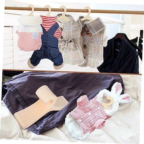 Toyvian 40pcs Cat Dog Clothes Hangers Lightweight Pet Coat Drying Racks Small Pet Clothing Organizer for Puppy Kitten Apparel Storage