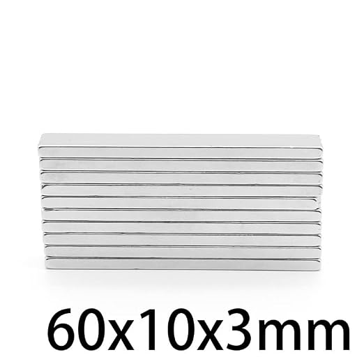 2/5/10/15/20/30PCS 60x10x3mm Quadrate Strip Search 60x10x3 Block Neodymium 60 * 10 * 3 Magnets(15PCS)