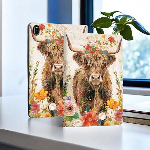 for Samsung Galaxy Tab S5e 10.5 Inch 2019 Model T720/T725/T727 Tablet Case,Auto Wake/Sleep,Adjustable Stand Protective Cover - Plum Blossom