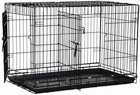Precision Pet Products Two Door Great Crate Wire Dog Crate, 42 Inch, For Pets 70-90 lbs, With 5-Point Locking System