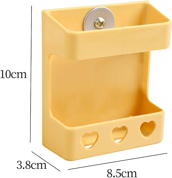 Pets Rutin Chicken Vegetable Rack Feeder Feed Basket Wall Mounted Hen House Feeder Vegetable Basket Hanging Feeder for Chicken Bird, Yellow