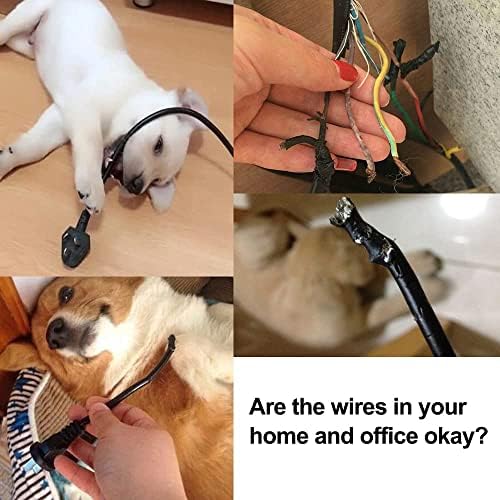 Dog and Cat Cord Protector, Cable Sleeve for USB Charge/Power 2Pack