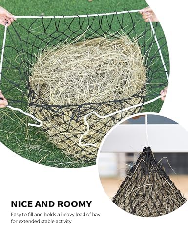 Harrison Howard Slow Feed Hay Net Horse-Black