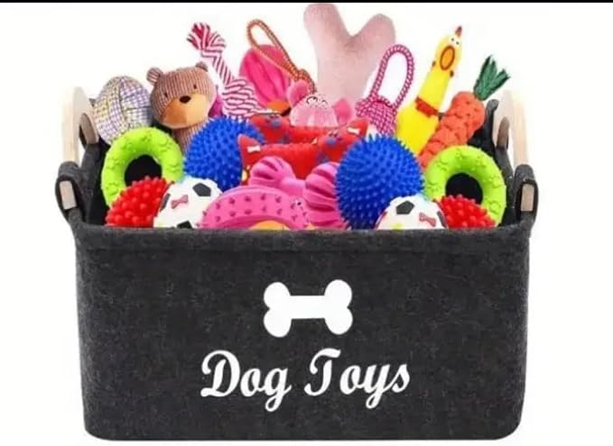 Pet Toys Box and Dog Toy Box Storage