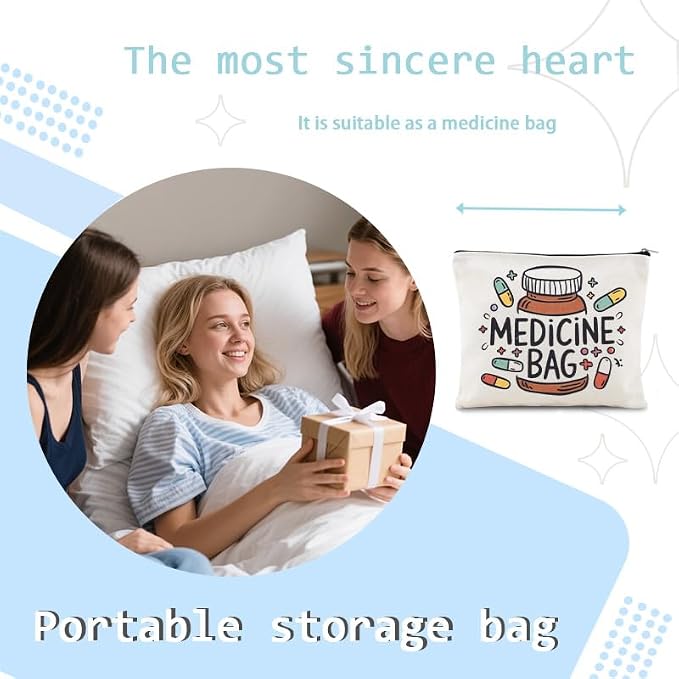 Sisadodo Charging Cable Organizer Travel Bag Toiletry Makeup Cosmetic Bags Medicine Med Toiletry Bag Pouch Diabetic Gifts Bags