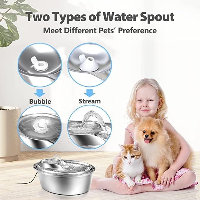 ORSDA Cat Water Fountain Parts Water Spouts Replacement for ORSDA Pet Fountains D60/ D66（Water Spouts）