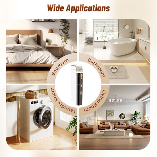 4-Tier Narrow Slim Storage Cart Bathroom Floor Cabinet with 4 Wheels Bathroom Slim Plastic Storage Cabinet with Clear Drawers & Toilet Paper Holder for Small Spaces Kitchen Laundry