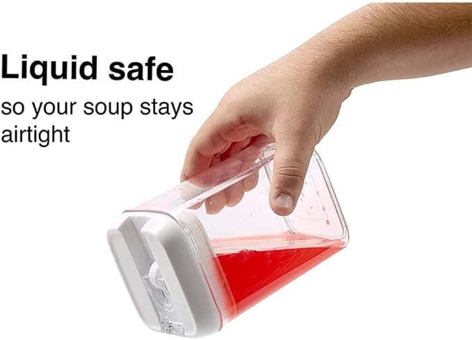 Food Flip‑Tite Airtight Storage Containers 1.2L (2‑Pack), BPA‑Free Acrylic, Easy One‑Hand Flip Lid, Stackable Pantry Jars for Snacks, Coffee, Pet Treats & Small Kitchen Items