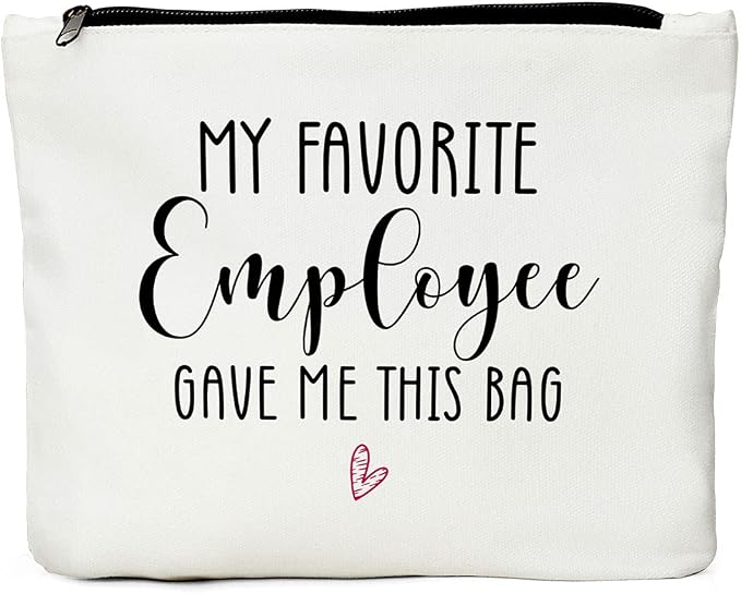 Funny Boss Lady Gifts Makeup Bag, Bosses Appreciation Gifts Cosmetic Bag | Travel Toiletry Bags Zipper Pouch, Boss Day Christmas Retirement Birthday Gift for Women Leader Coworkers Supervisor Manager
