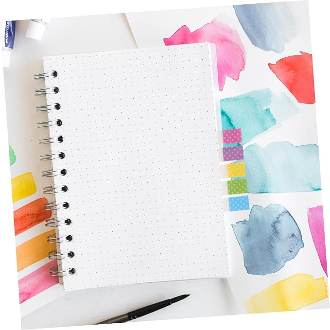 STOBOK 30packs Sticky Page Tabs of Transparent Pet Markers for Notebooks Books and Organizers Repositionable Index Labels Vibrant Colors for Easy Marking and Annotation