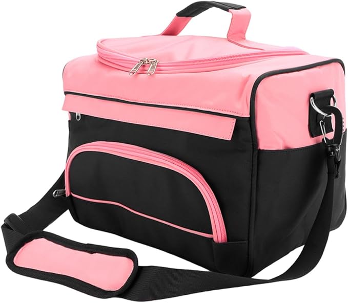 Portable Barber Travel Case Hair Tools Organizer Bag with Dividers Sturdy Oxford Cloth Material Large Capacity for Outdoor and Travel Use