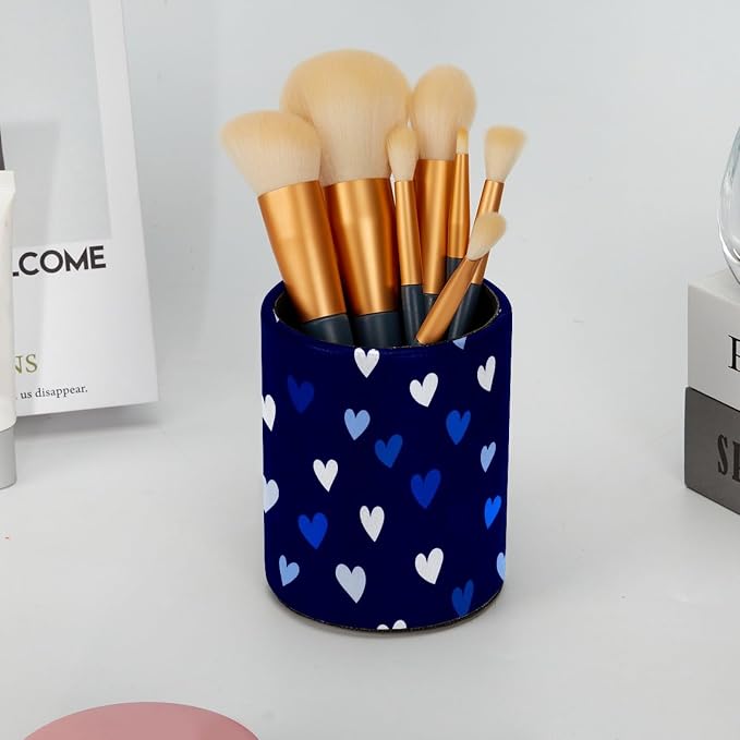 Love Heart Pen Holder, Pencil Cup Marker Brush Holder Desk Storage Case, Desktop Organizer for School Office Home Supplies