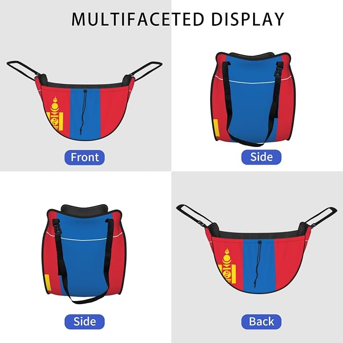 Flag of Mongolia Car Seat Organizer-Backseat Storage Bag for Travel | Waterproof Durable. Holds Snacks Gear Essentials. Fits Most Cars.