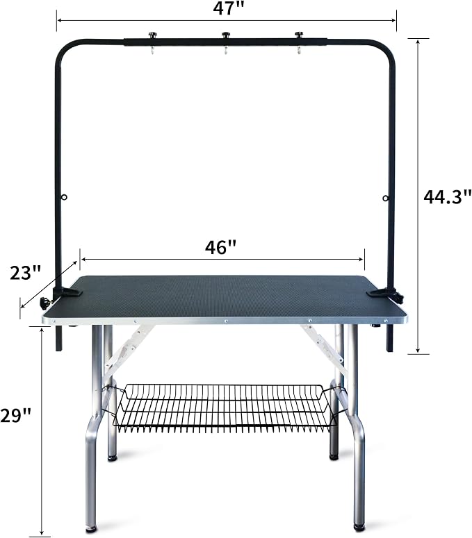 46-in Dog Grooming Table for Large Pets