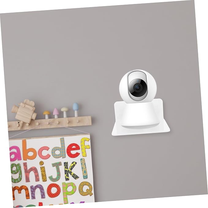 ibasenice 3pcs Viewing Camera Wall Mount Monitor Storage Rack Floating Wall Shelf Monitor Mount for Crib Camera