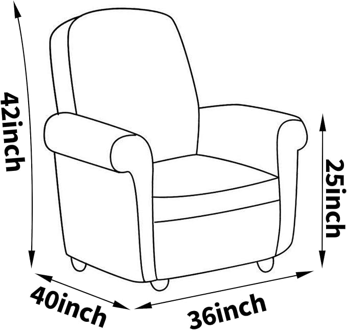 Swanna Plastic Recliner Furniture Cover – Clear Moving Bag for Couch, Heavy Duty Waterproof Cover Pets | Cat Scratching Protector,Plastic Chair Cover 42" BH x 25" AH x 36”W x 40”D (Armchair-1 Pack)