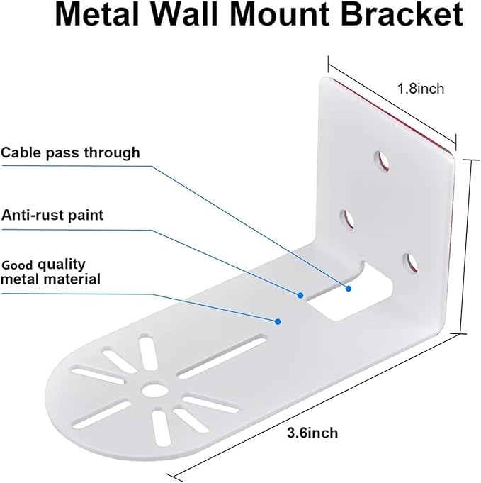 Camera Shelf 4 Set Compact Wall Shelf Small for Cameras Camera Mounting Solution Cable for Bedroom Kitchen Living Room Speakers