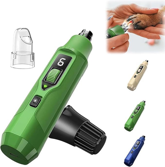 Silent Groom Pro,7-Speed Pet Nail Grinder with Light,Single-Handed Operation,for Small Medium Large Dogs & Cats
