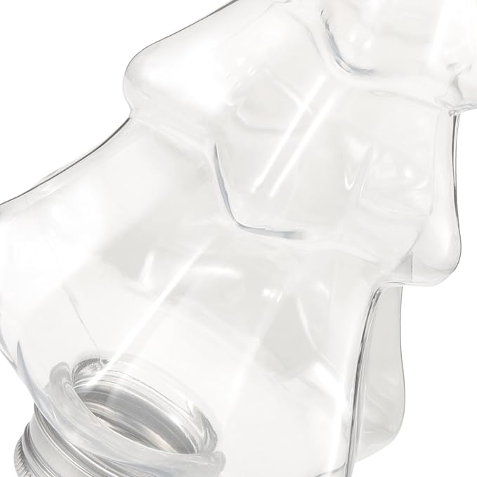 6set Christmas Tree Shaped Juice Bottles Reusable Cold Juice Containers with Caps for Milk Tea Candy Storage and Holiday Decorations