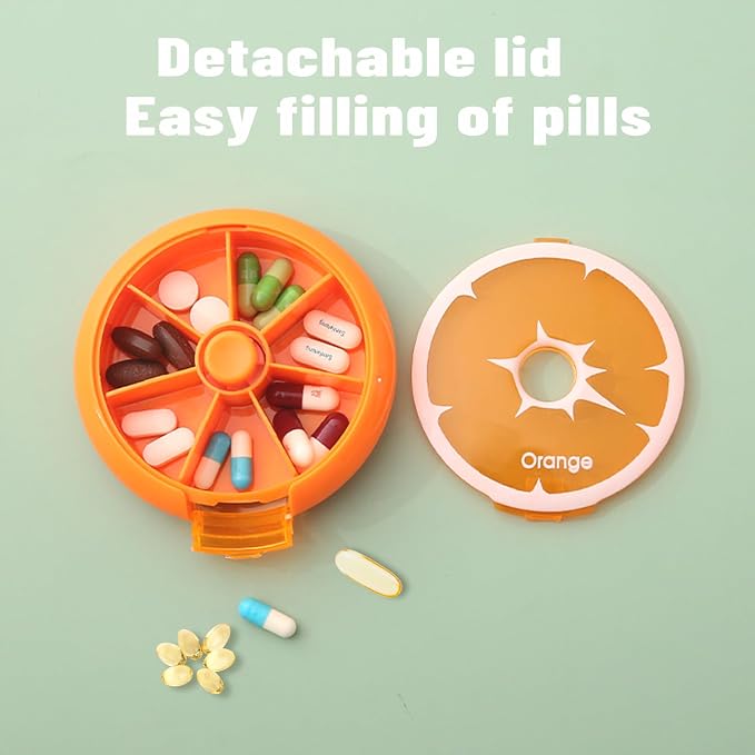 Weekly Pill Organizer 7 Day 3 Times a Day INVODA Large Daily Pill Cases for Pills Vitamin Fish Oil Supplements Container