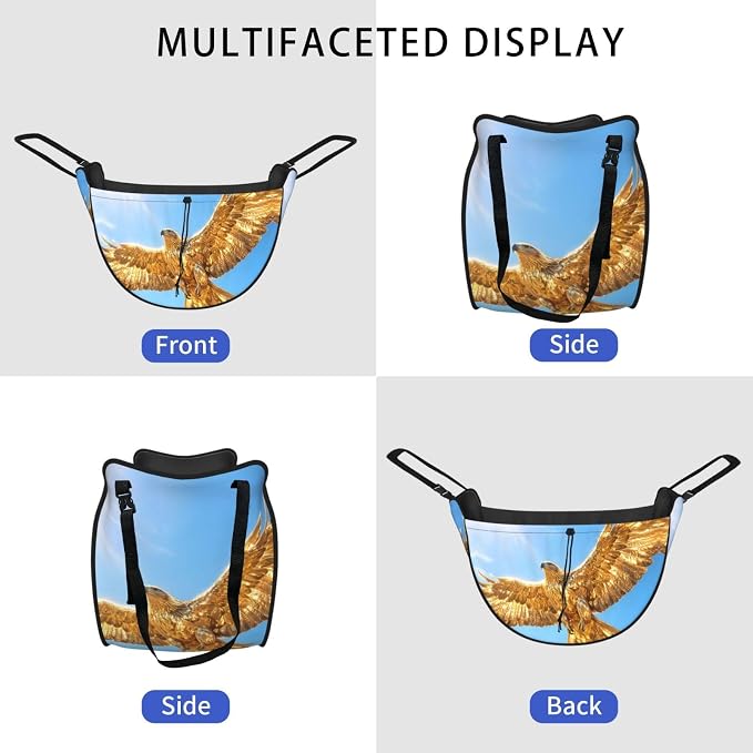 Golden Eagle Soar Car Seat Organizer-Backseat Storage Bag for Travel | Waterproof Durable. Holds Snacks Gear Essentials. Fits Most Cars.